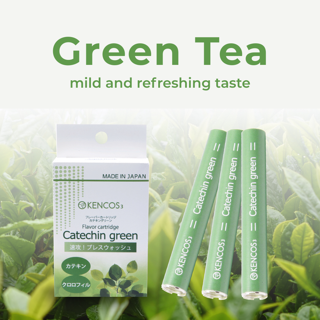 Green Tea Flavor Cartridge Pack (3 Units) | KENCOS4