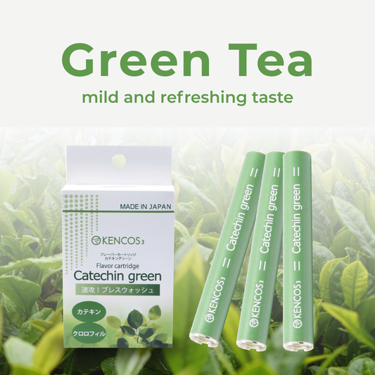 Green Tea Flavor Cartridge Pack (3 Units) | KENCOS4